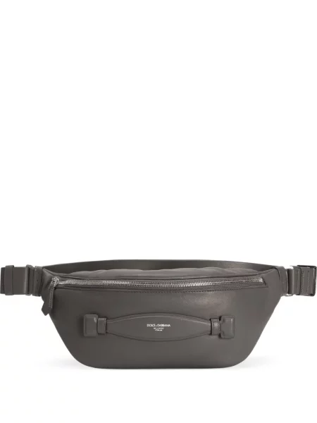 Curea Dolce & Gabbana din piele gri