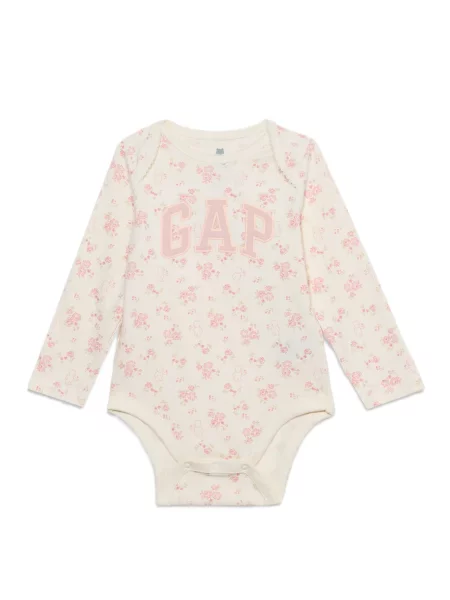 GAP Salopetă/Body roz / lână alb