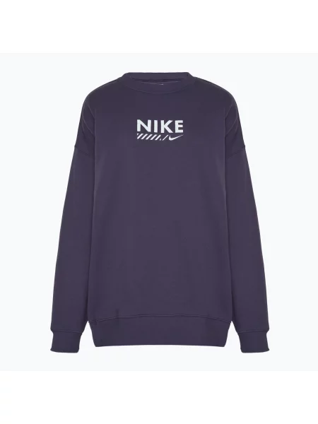 Bluza Nike Sportswear Oversized Crew-Neck dark raisin fioletowa