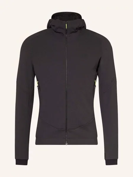 Mikina DYNAFIT Blacklight Thermal Hooded black out černá