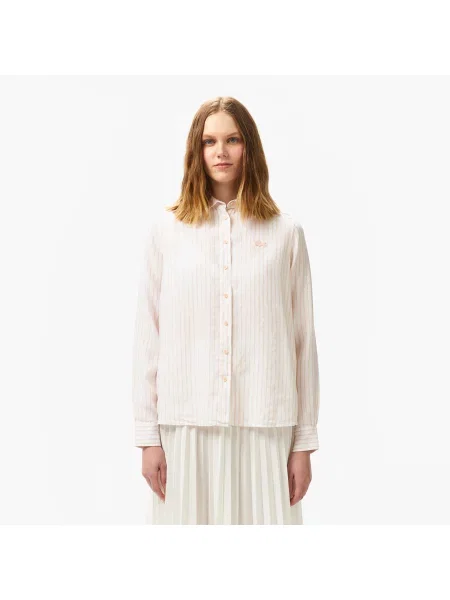 Рубашка Lacoste розовая