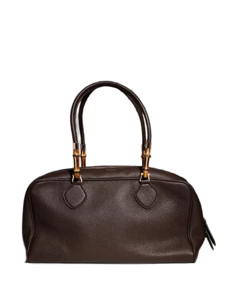 Τσάντα Gucci μπαμπού καφέ
