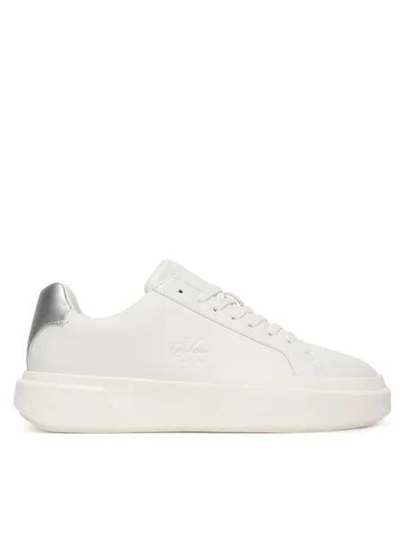Calvin Klein Laisvalaikio batai Chunky Cupsole Lace Up Lth Met balta