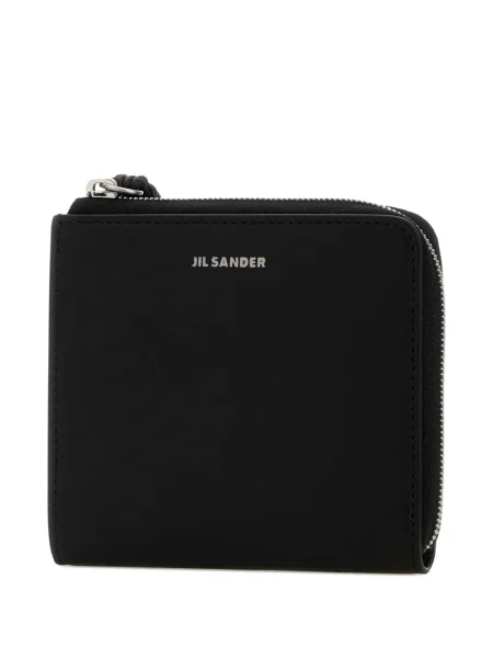 Portofel Jil Sander din piele negru