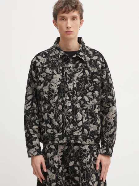 Džínová bunda Needles M.W. Jean Jacket přechodná černá