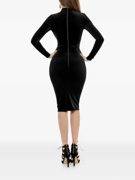 Rochie midi Roserry negru