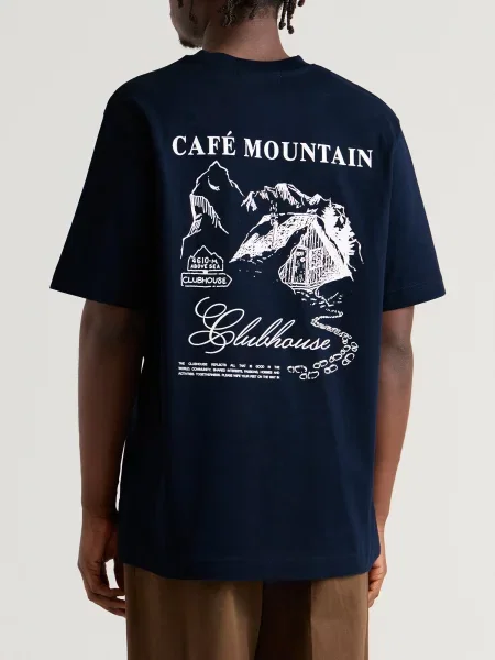 Koszulka Café Mountain granatowa