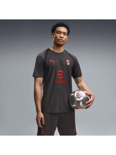 PUMA koszulka treningowa AC Milan o dopasowanym kroju Akcesoria S szary