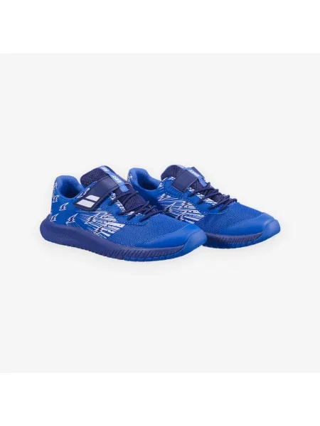 Buty tenisowe dla dzieci Babolat Pulsion Kid niebieskie