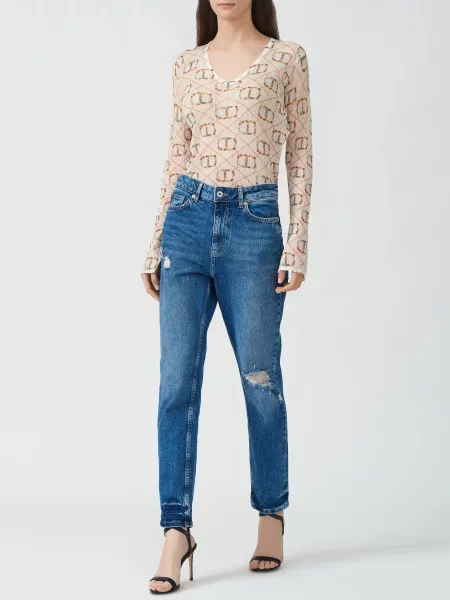 Джинси Twin-set сині