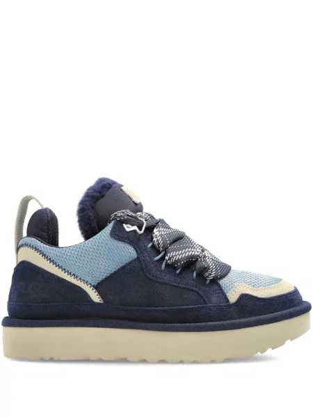 Sneakerși Ugg din piele de căprioară albastru