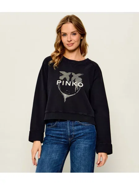 Pinko Hanorac Neves | Cropped Fit negru