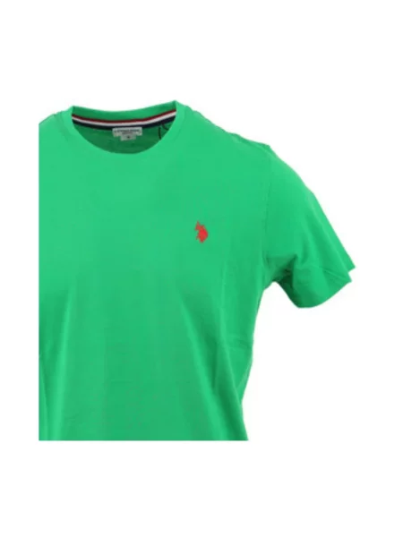 Koszulka polo U.s Polo Assn. z logo zielona