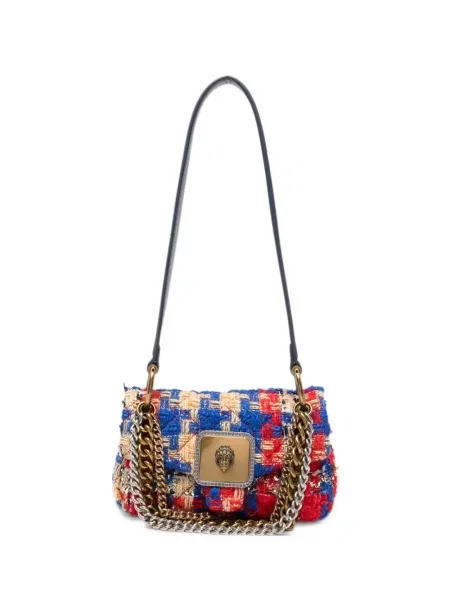 Tweed shopper táska Kurt Geiger London piros
