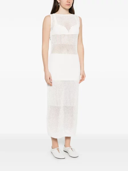 Rochie midi Sportmax alb