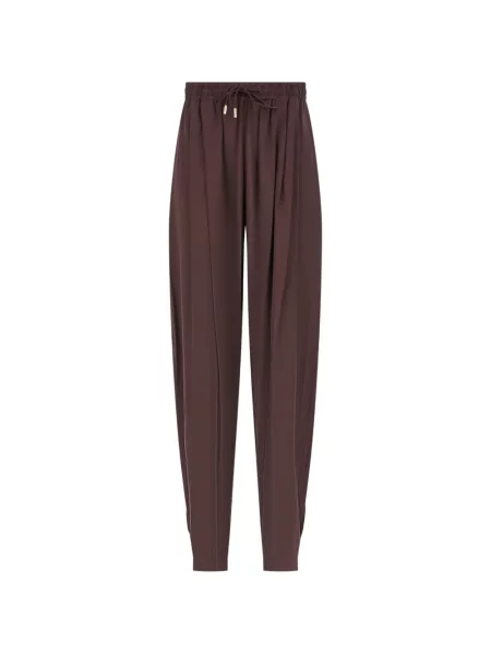 Pantaloni Danamé cu cordon maro