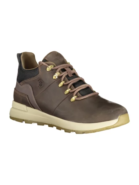 Buty do kostki Lumberjack skórzane brązowe