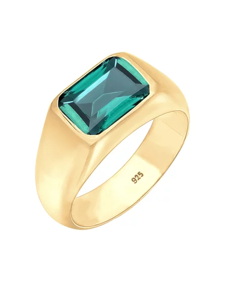 ELLI PREMIUM Prstan / smaragd zlata