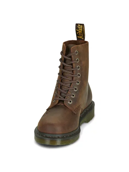 Pantofi Dr. Martens cu model floral maro