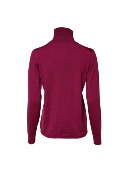 Sweter z golfem Dolce And Gabbana fioletowy