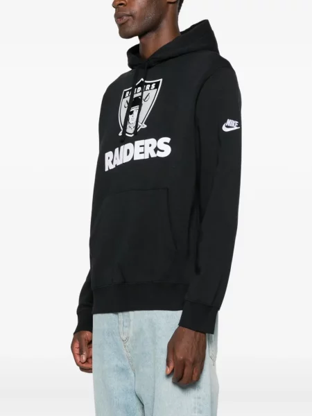 Hanorac cu glugă Nike cu imagine negru