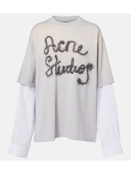 Tricou Acne Studios gri