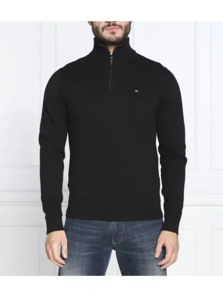 TOMMY HILFIGER Pulover negru