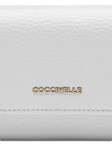 Portofel Coccinelle cu autograf alb