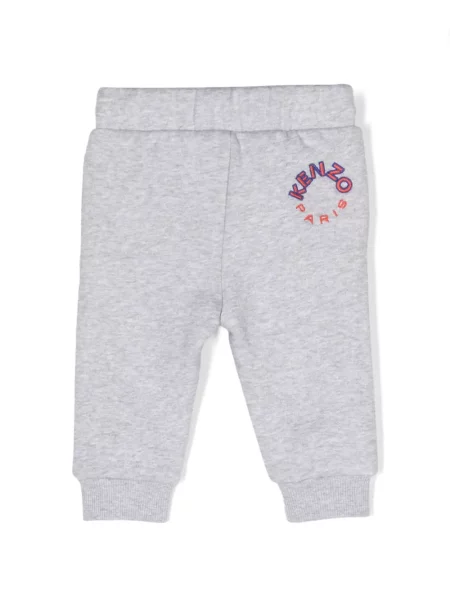 Legginsy dziecięce Kenzo szare