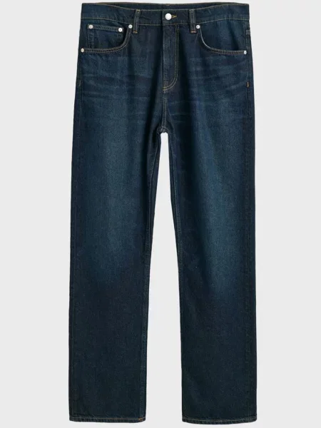 Прямі джинси Gant сині