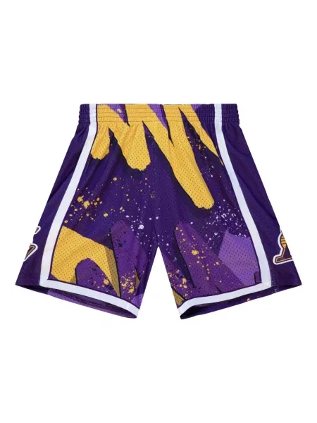 Pantaloni scurți Mitchell & Ness violet