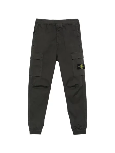 Pantaloni cargo Stone Island cu strasuri gri