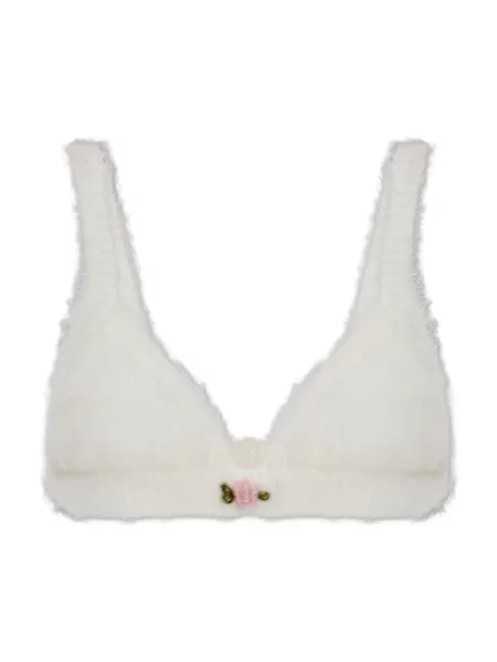 Biustonosz Alessandra Rich wełniany biały