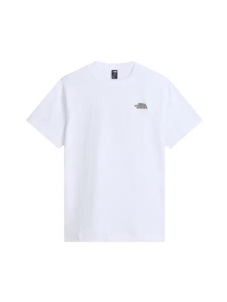 THE NORTH FACE Tricou galben / grej / verde smarald alb