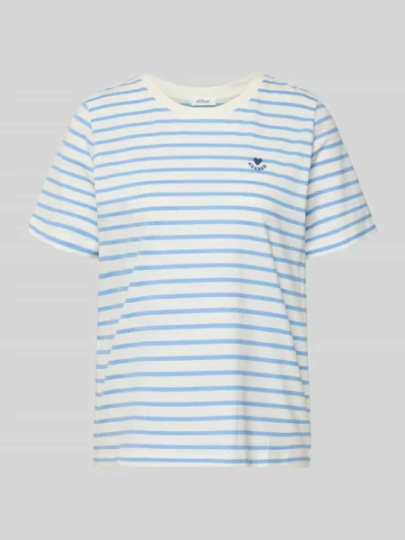 T-shirt o kroju regular fit z czystej bawełny S.oliver Red Label