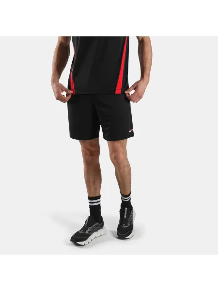 Reebok ID Train dzianinowe szorty z blokiem kolorów male Black Size: XS czarne