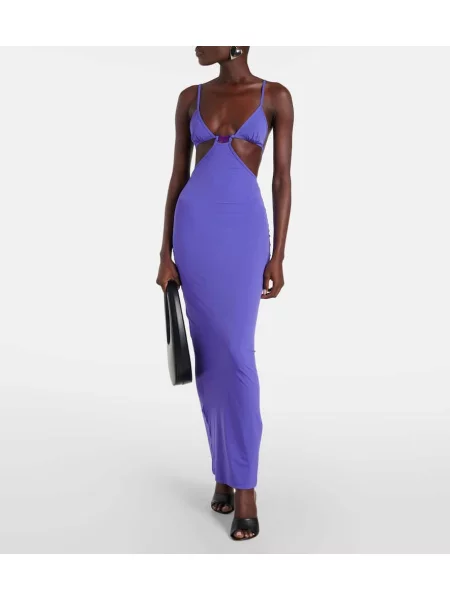 Rochie maxi Christopher Esber de costum violet