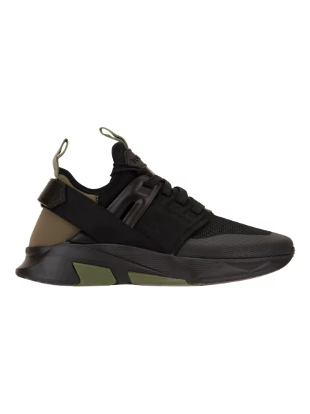 Sneakersy Tom Ford zamszowe czarne