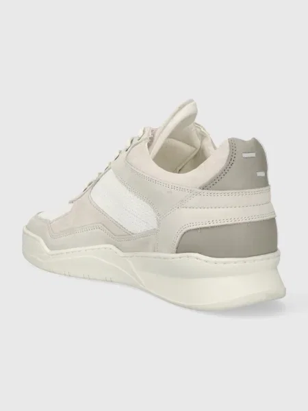 Kožené tenisky Filling Pieces Low Top Panelled šedé
