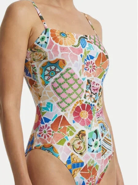Seafolly Kopalni kostum Beach Bohème roza