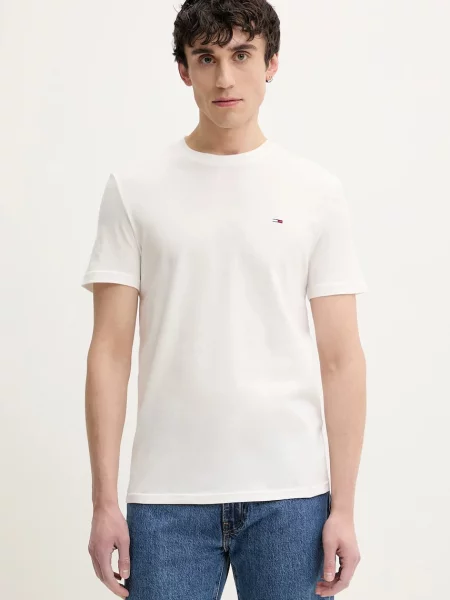 Tommy Jeans osnovna kratka majica paket 2 kosov zelena