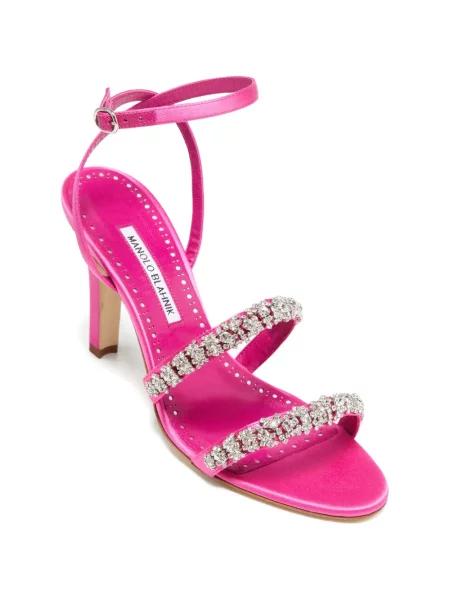 Sandale Manolo Blahnik roz
