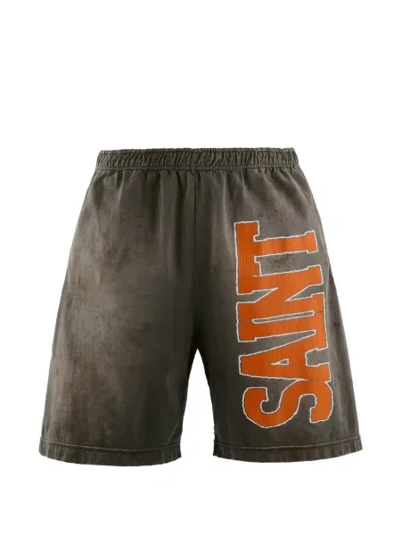 Pantaloni scurți Saint Mxxxxxx cu imagine gri