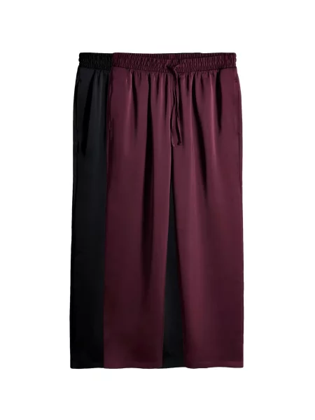 The Set Kalhoty tmavě červená černá