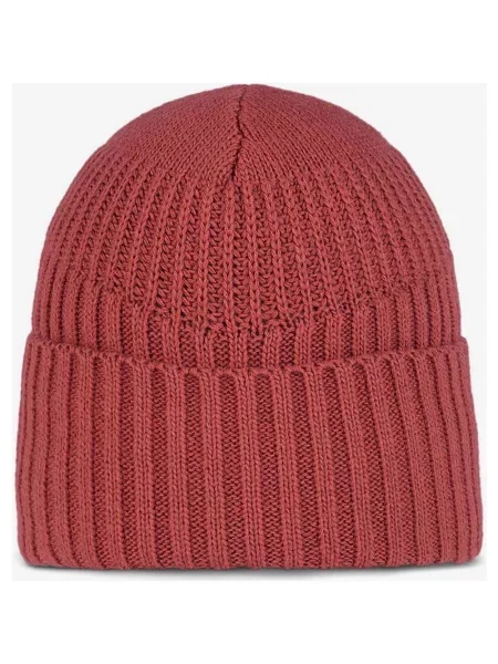 Czapka Buff z dzianiny i polaru Renso Old Red czerwona