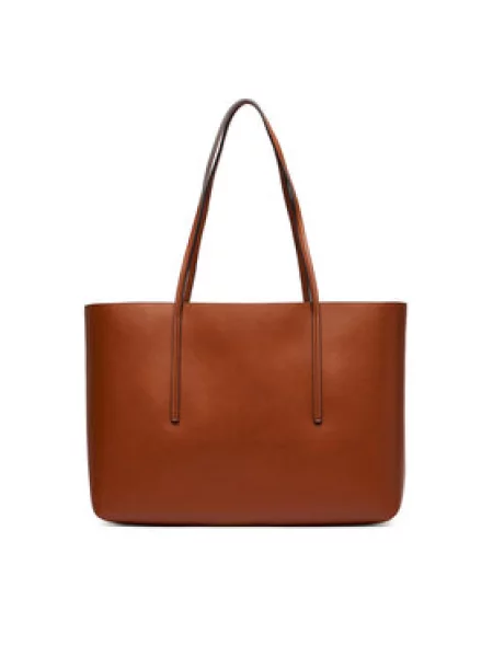 Calvin Klein Rankinė Foil Logo Tote W/Pouch ruda
