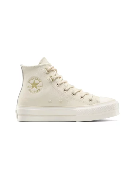 Converse Chuck Taylor All Star Lift Platform Glam Leather Kobiety Buty sportowe Converse Krem Size: 4