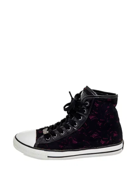 Sneakerși D&g din dantelă negru