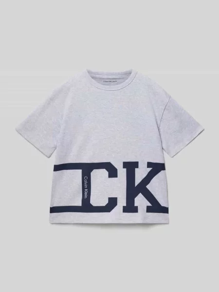 T-shirt o kroju regular fit z czystej bawełny Calvin Klein Jeans