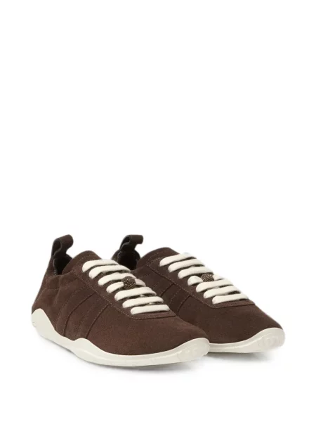 Sneakers Fabiana Filippi σουέντ καφέ